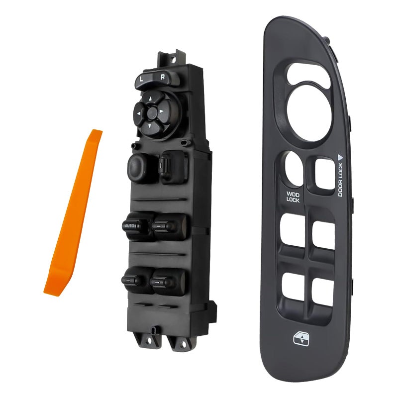 Mango S Master Power Window Switch and Bezel 56049805AB for 2002-2009 Dodge Ram 1500 2500 3500, 2001-2004 Dodge Dakota, 2001-2003 Dodge Durango,2005-2009 Dodge Sprinter 2500 3500 - Image 1